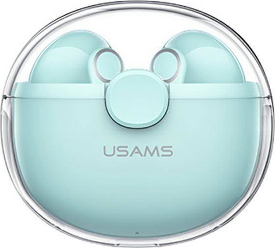 Kufje wireless Usams TWS BU Series BHUBU03, Bluetooth 5.1, deri 30 orë bateri, të bardha
