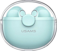 Kufje wireless Usams TWS BU Series BHUBU03, Bluetooth 5.1, deri 30 orë bateri, të bardha
