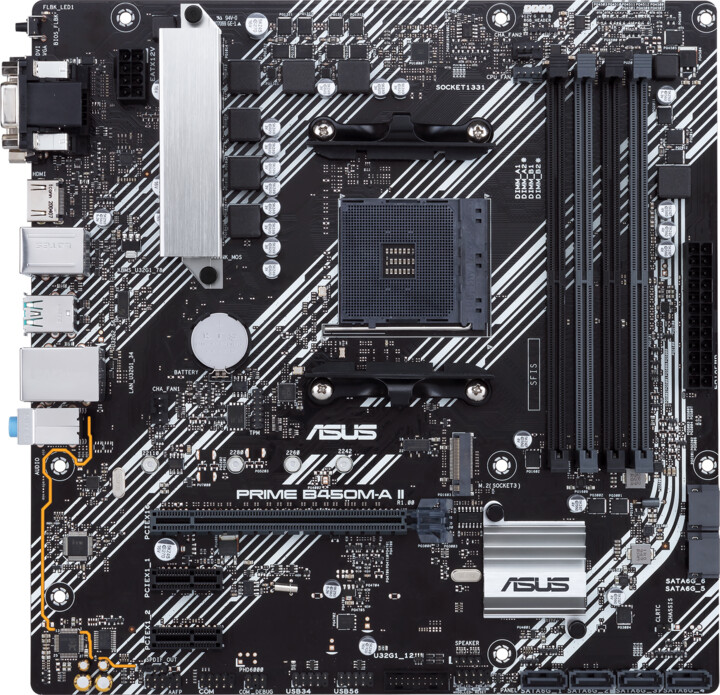 Матична плоча ASUS PRIME B450M-A II - AMD B450