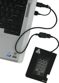 Disk i jashtëm SSD Apricorn Aegis Fortress, 512GB, USB 3.0, i zi