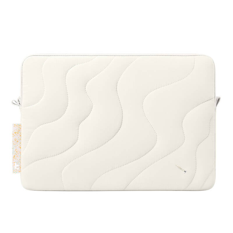 Sleeve laptopi Tomtoc Terra A27, 16", material i ricikluar, e bardhë Snowberg