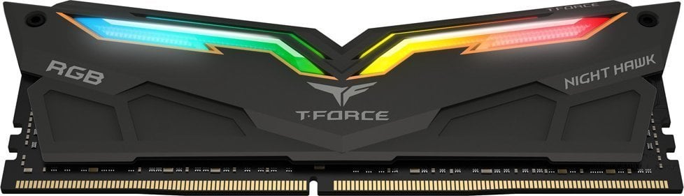 Memorie TeamGroup T-Force Night Hawk RGB Gen2, DDR4, 32 GB, 3200 MHz, CL16, TF14D432G3200HC16CDC01