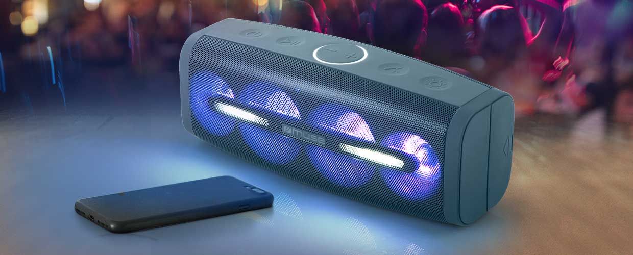 Boks bluetooth Muse M-830DJ, 50W, LED, blu