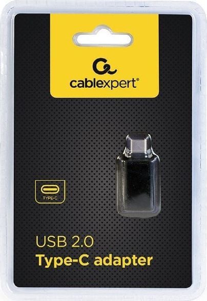 Përshtatës Gembird USB-C to USB, i zi