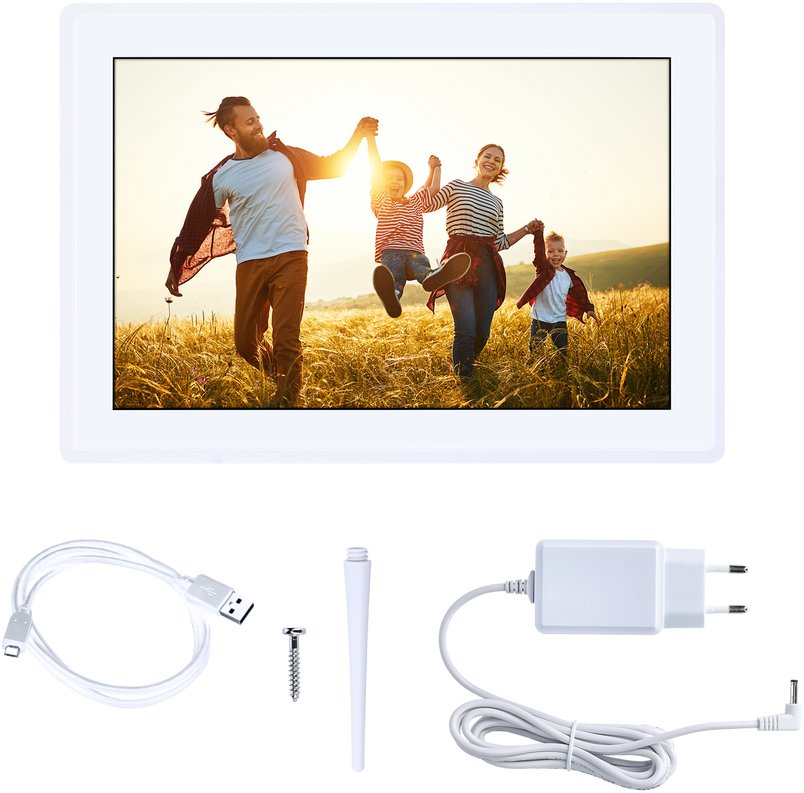 Kornizë dixhitale Rollei Smart Frame WiFi 100, ekran 10.1", 8GB, e bardhë