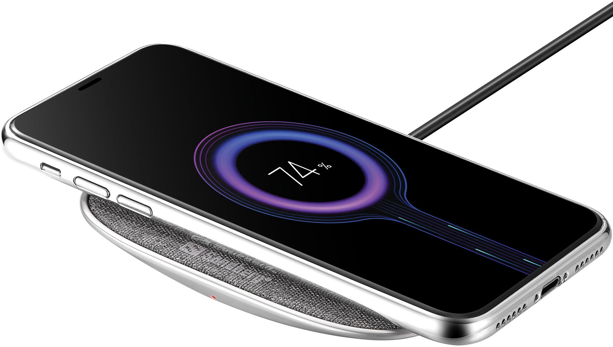 Karikues wireless Sandberg SleekPad, 15W, i zi