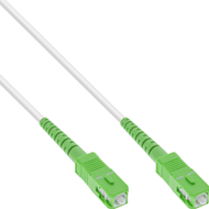 Kabllo fibër optike InLine Simplex FTTH, SC/APC në SC/APC, OS2 9/125µm, 3m