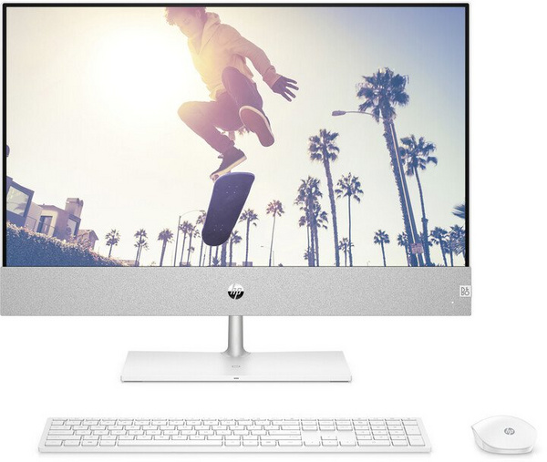 [OUTLET] Kompjuter HP Pavilion 24-ca0001nc, 23.8" Full HD, AMD Ryzen 7, 16GB RAM DDR4, 1TB SSD, AMD Radeon Graphics, i bardhë