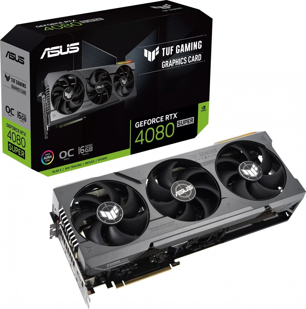 Kartelë grafike Asus TUF Gaming GeForce RTX 4080 SUPER OC, 16GB GDDR6X