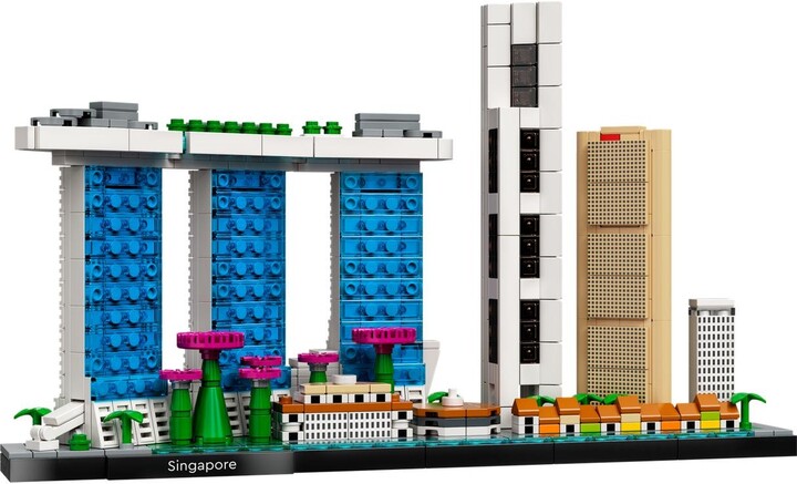 Set lodër LEGO® Architecture 21057 Singapore, 827 pjesë