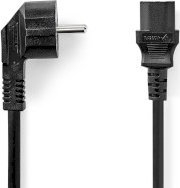 Kabllo rryme Nedis Power Cable IEC C13, 2m, e zezë