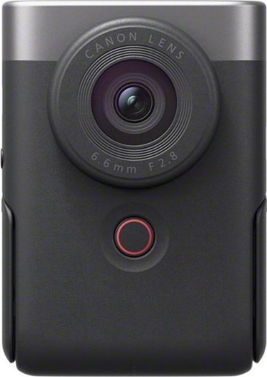 Kamerë vlogu Canon PowerShot V10 Vlogging Kit, 4K, lente 19mm, argjendi