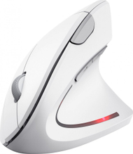 Maus Trust Verto, wireless, USB, i bardhë