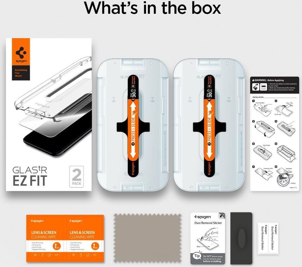 Xham mbrojtës Spigen Glass.Tr Ez Fit 2-Pack, për iPhone 12 /iPhone 12 Pro