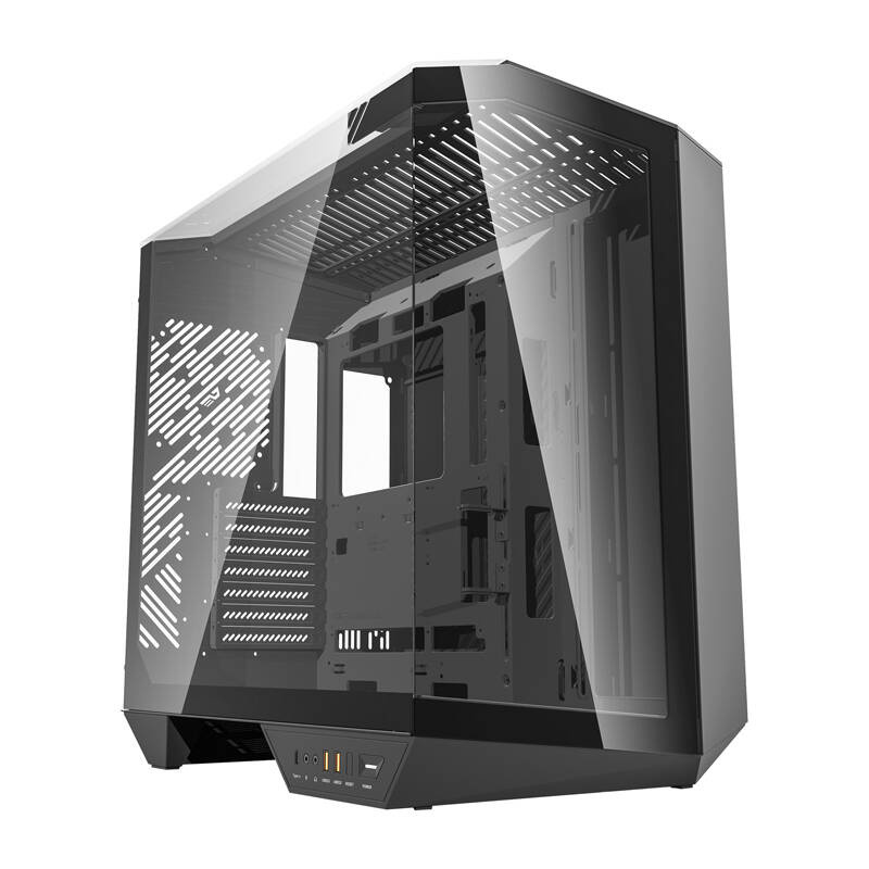 Kuti kompjuteri DarkFlash DY470, Big Tower gaming, ATX, xham i temperuar, e zezë