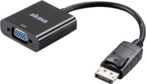 Konvertues Akasa DisplayPort D-Sub (VGA), 0,2 m, i zi