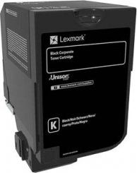 Toner printeri Lexmark 74C20KE, origjinal, i zi