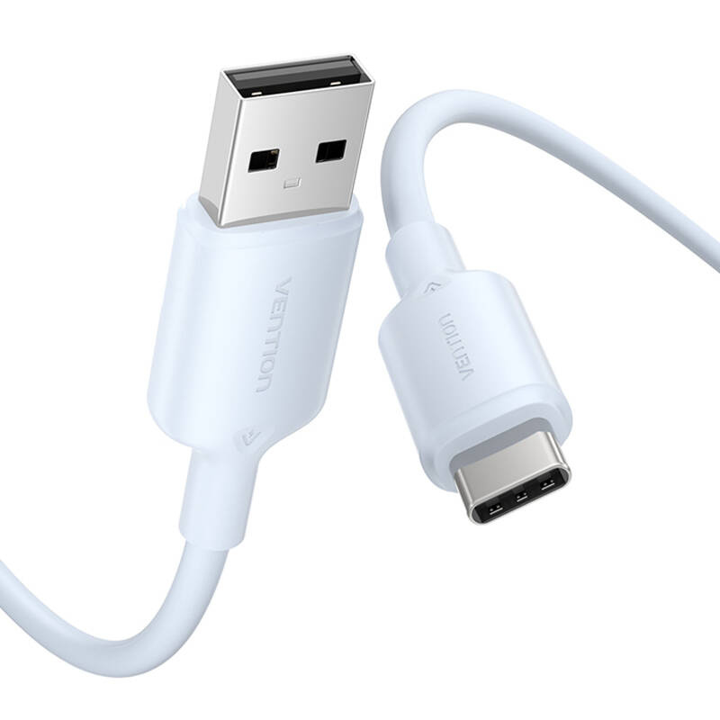 Kabllo USB Vention Type A në Type C, USB 2.0, 1m 3A, blu