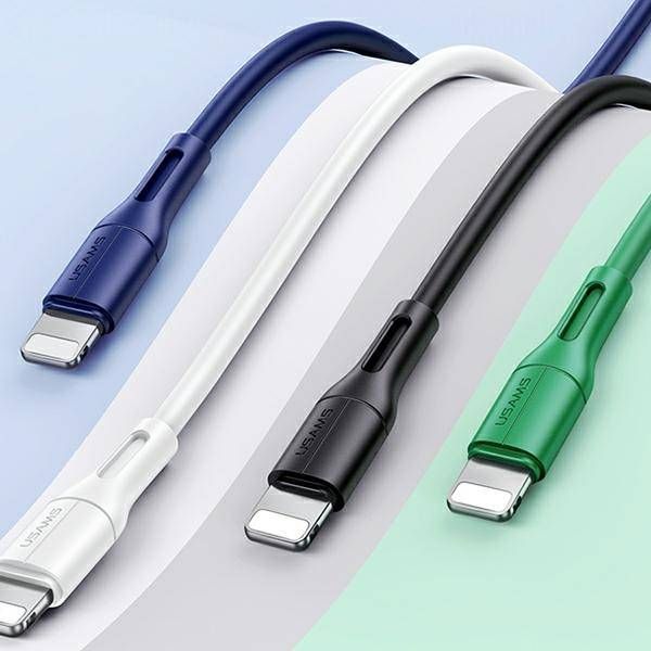 Kabllo USB Usams SJ500USB01, USB A në Lightning, 1 m, e zezë