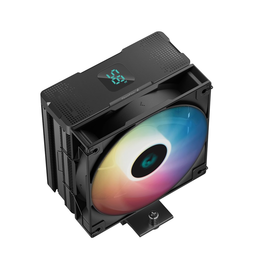 Ftohës për procesor DeepCool AG400 Digital BK ARGB, 12 cm