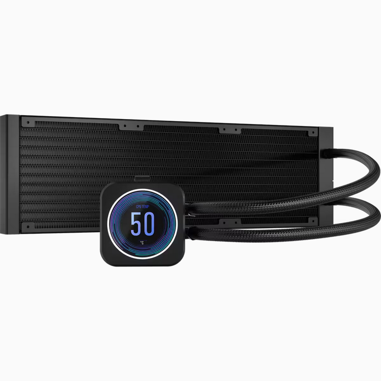 Ftohës uji për CPU Corsair ICUE H150i ELITE LCD XT, 360mm, RGB, i rinovuar