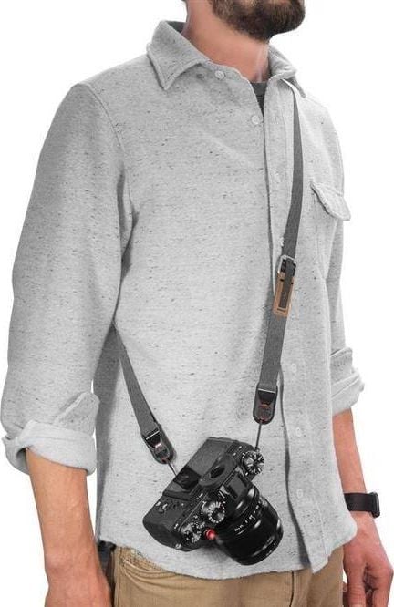 Rrip qafe për kamerë Peak Design Leash v3, i rregullueshëm 83 145 cm, gri ash