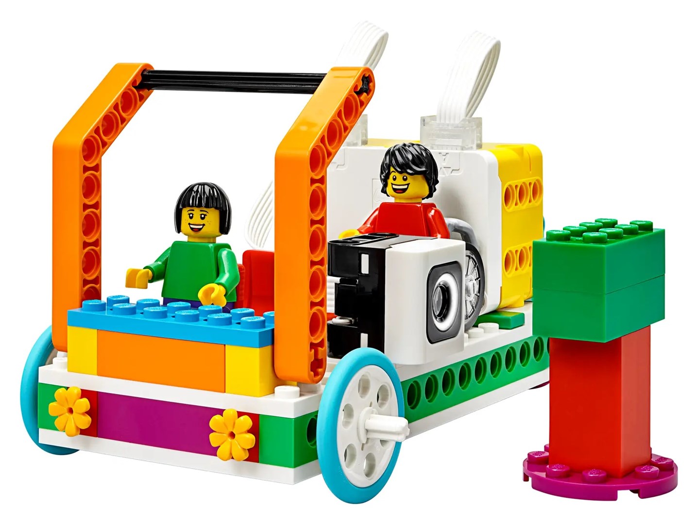 Set edukativ LEGO Education SPIKE Essential, 449 pjesë, me sensorë dhe motorë, shumëngjyrësh