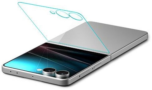 Заштитно стакло Spigen Glas.TR EZ Fit HD за Samsung Galaxy Z Flip7, калено стакло, висока транспарентност