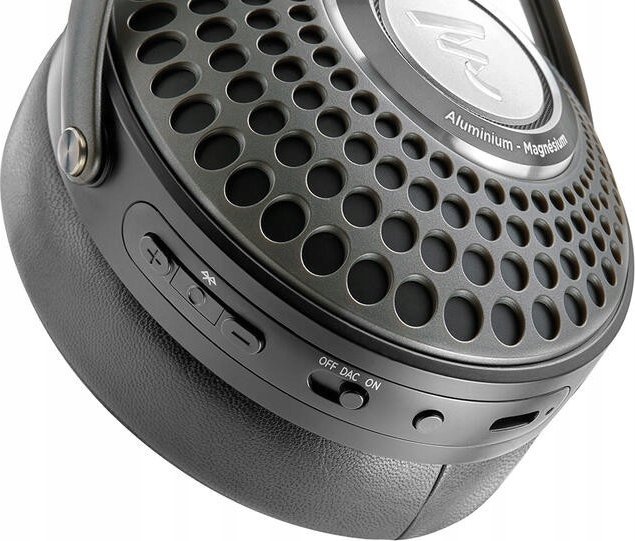 Kufje wireless Focal Bathys, Bluetooth USB DAC, ANC, të zeza argjendi