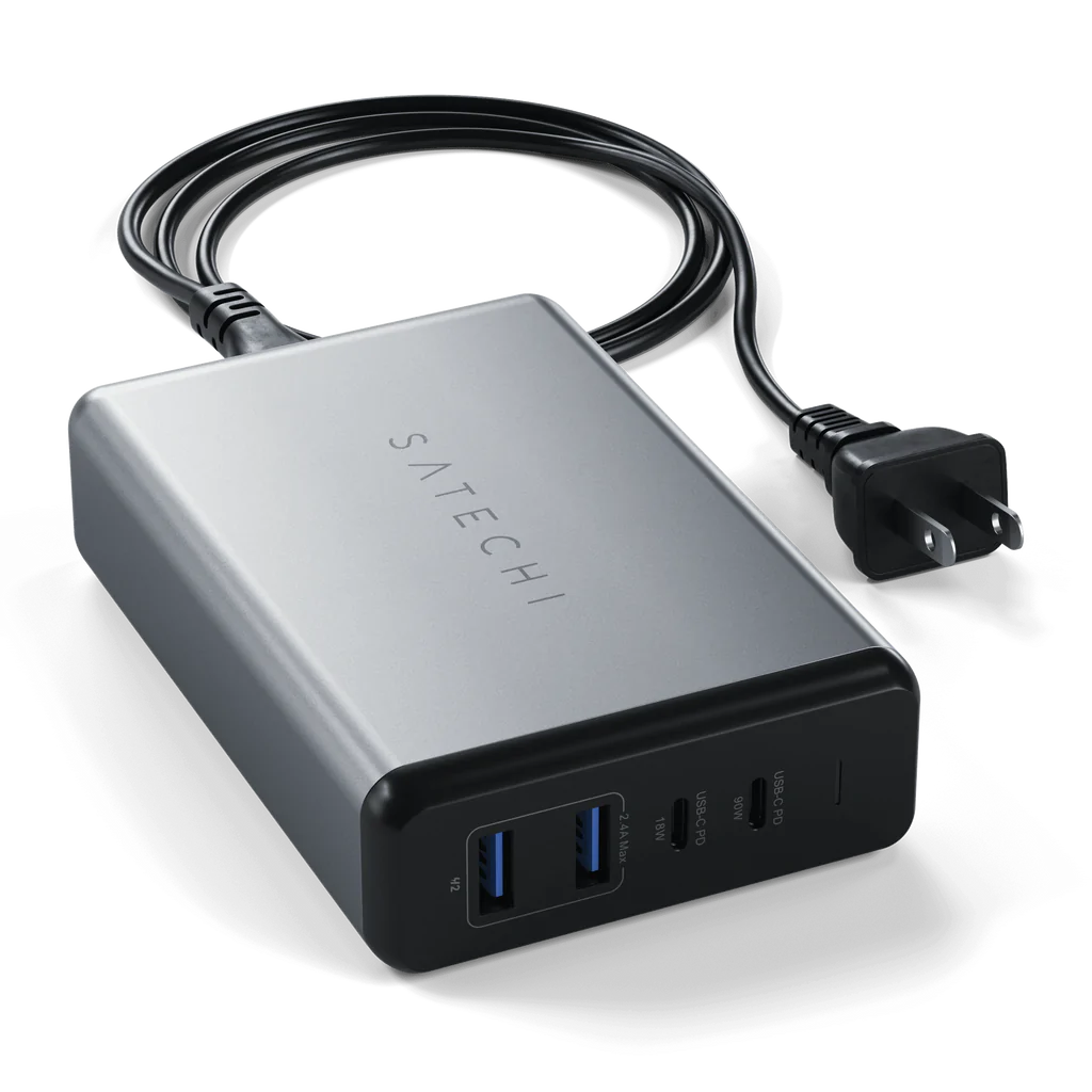 Karikues udhëtimi Satechi MultiPort USB-C, PD, QC 3.0, 108W, i hirtë
