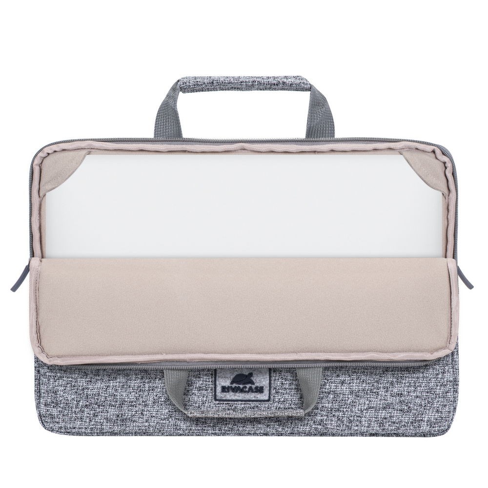 Këllëf mbrojtës për laptop RivaCase Anvik, 13.3", e hirtë