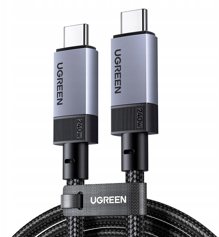 USB Ц кабел UGREEN USB4 240W, 40Gbps, 8K 60Hz, црн