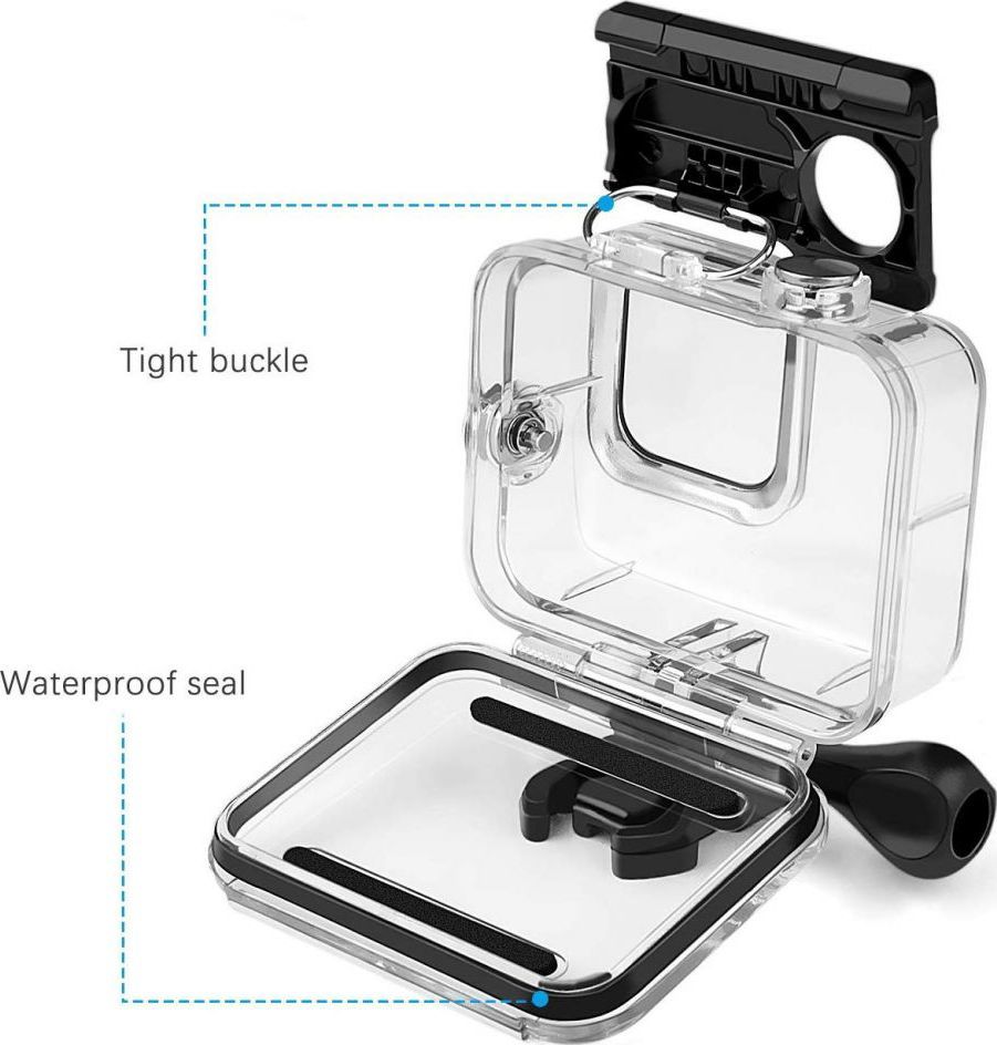 Këllëf i papërshkrueshëm nga uji Tech-Protect për Go Pro Hero, transparent