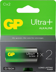 Bateri alkaline GP Ultra+ ULP14A654C2 C, 1.5V, paketim 2 copë