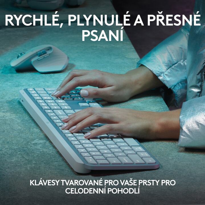 Tastierë Logitech MX Keys S, e bardhë