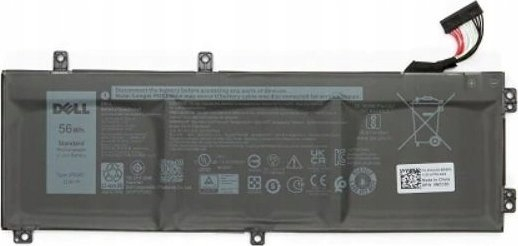 Bateri laptopi Dell NCC3D, 56Wh, 3 qeliza, e zezë