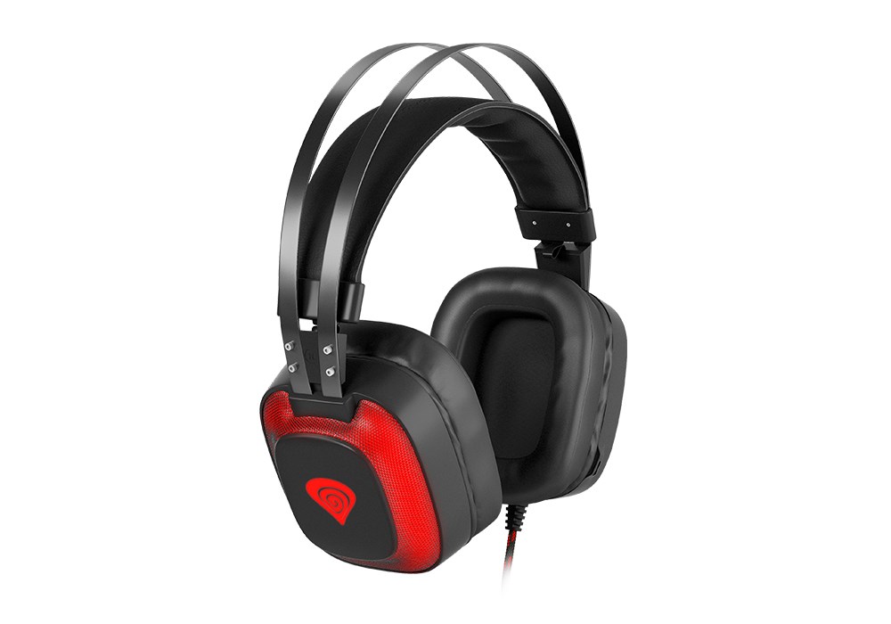 Kufje Genesis Radon 720, 7.1 Gaming, të kuqe