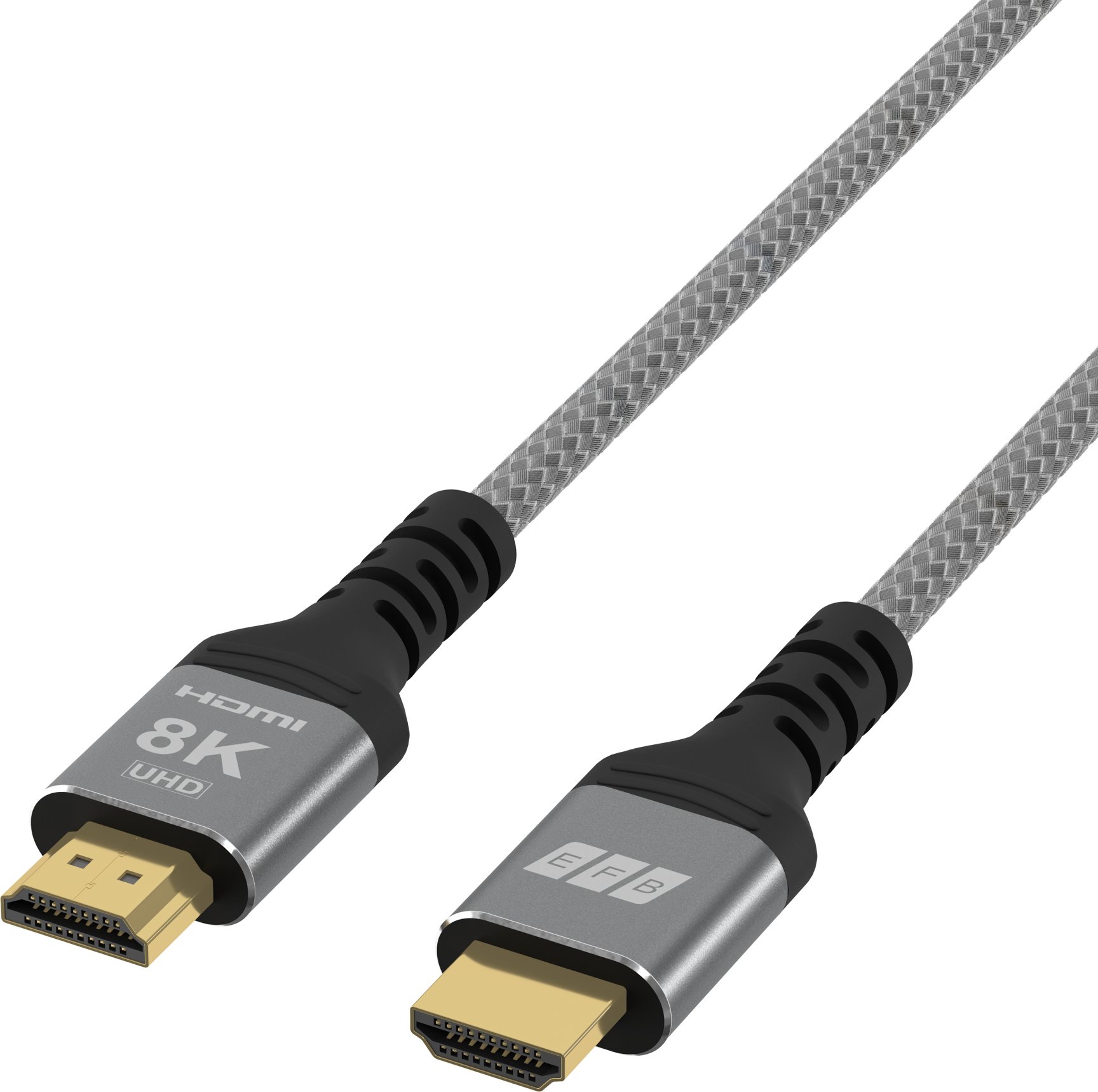 Kabllo HDMI Ultra High Speed, 0.5m, 8K 60Hz, gri