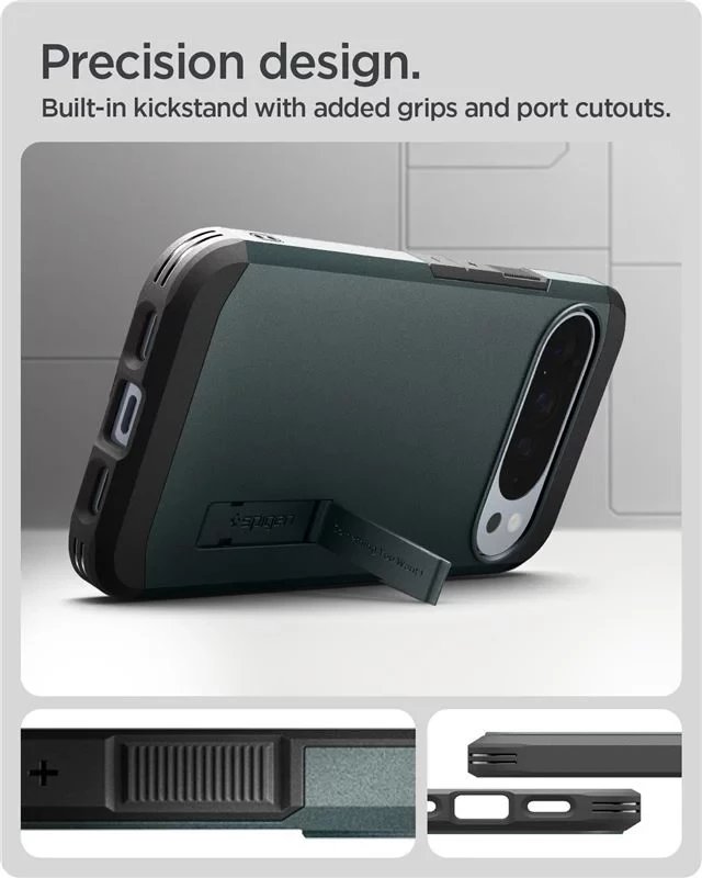 [OUTLET] Mbulesë telefoni Spigen Tough Armor MagSafe, për Google Pixel 10 Pro XL, jeshile