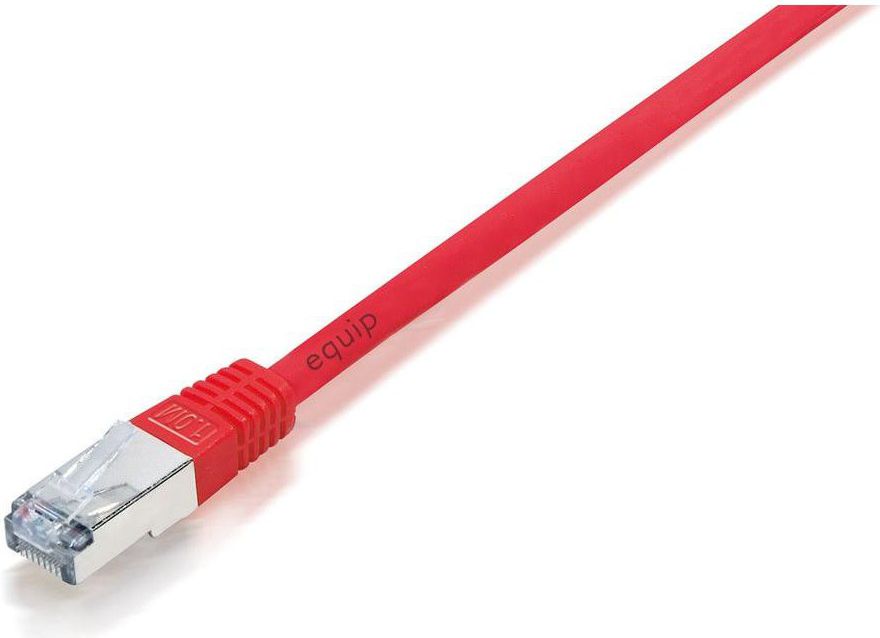 Kabllo Equip RJ-45 / RJ-45 cat.5e e kuqe 0.25m (225423)