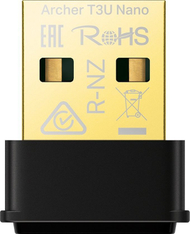 Kartë rrjeti TP-Link Archer T3U Nano, Wi-Fi AC1300, USB, i zi