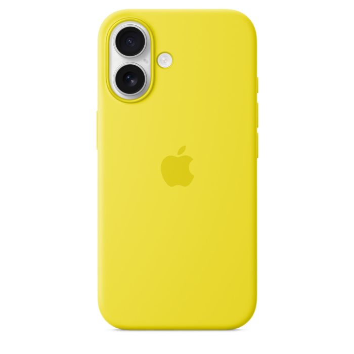 Apple iPhone 16 Silicone Case with MagSafe, Star Fruit (Seasonal)