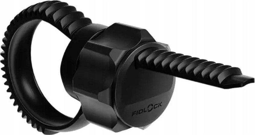 Mbajtëse timoni për telefon Fidlock Vacuum Handlebar Base Flex, deri 40mm, rrotullim 360°, e zezë