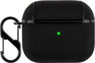 Mbulesë Beline AirPods Shell Cover, për AirPods 3, me karabiner, e zezë
