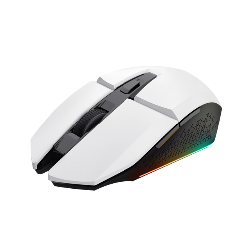 Maus gaming Trust GXT 110 Felox, Wireless, i bardhë
