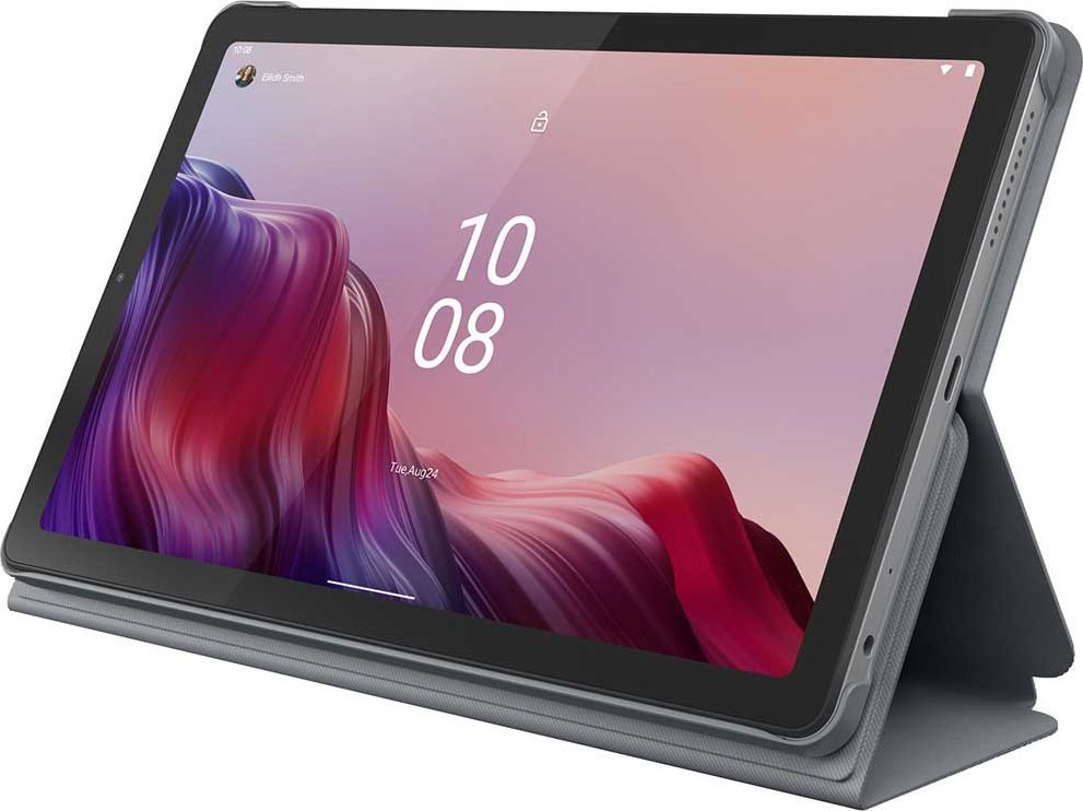 Këllëf tableti Lenovo Tab M9 Folio Cover, me mbrojtje ekrani, gri