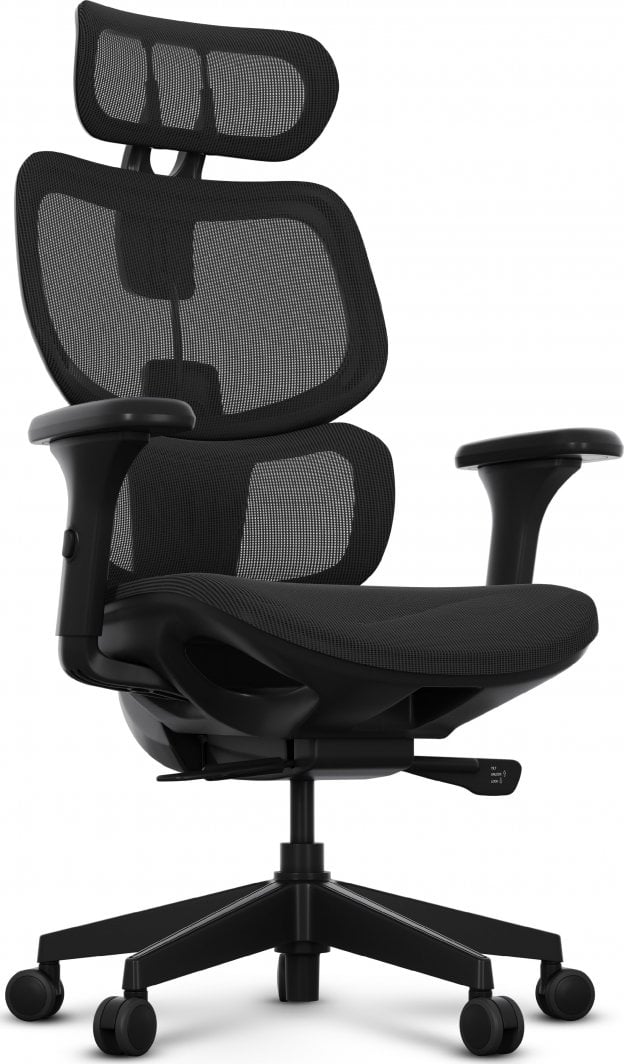 Karrige për zyrë SENSE7 NOBU, e zezë