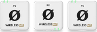 Mikrofon pa tela Rode Wireless ME Dual, sistem dykanalësh, USB C, i bardhë