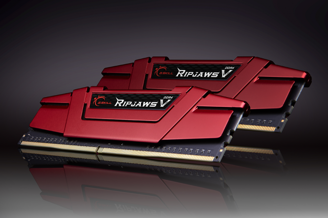 Memorie G.Skill Ripjaws V, DDR4, 32 GB, 3000 MHz, CL16, F4-3000C16D-32GVRB
