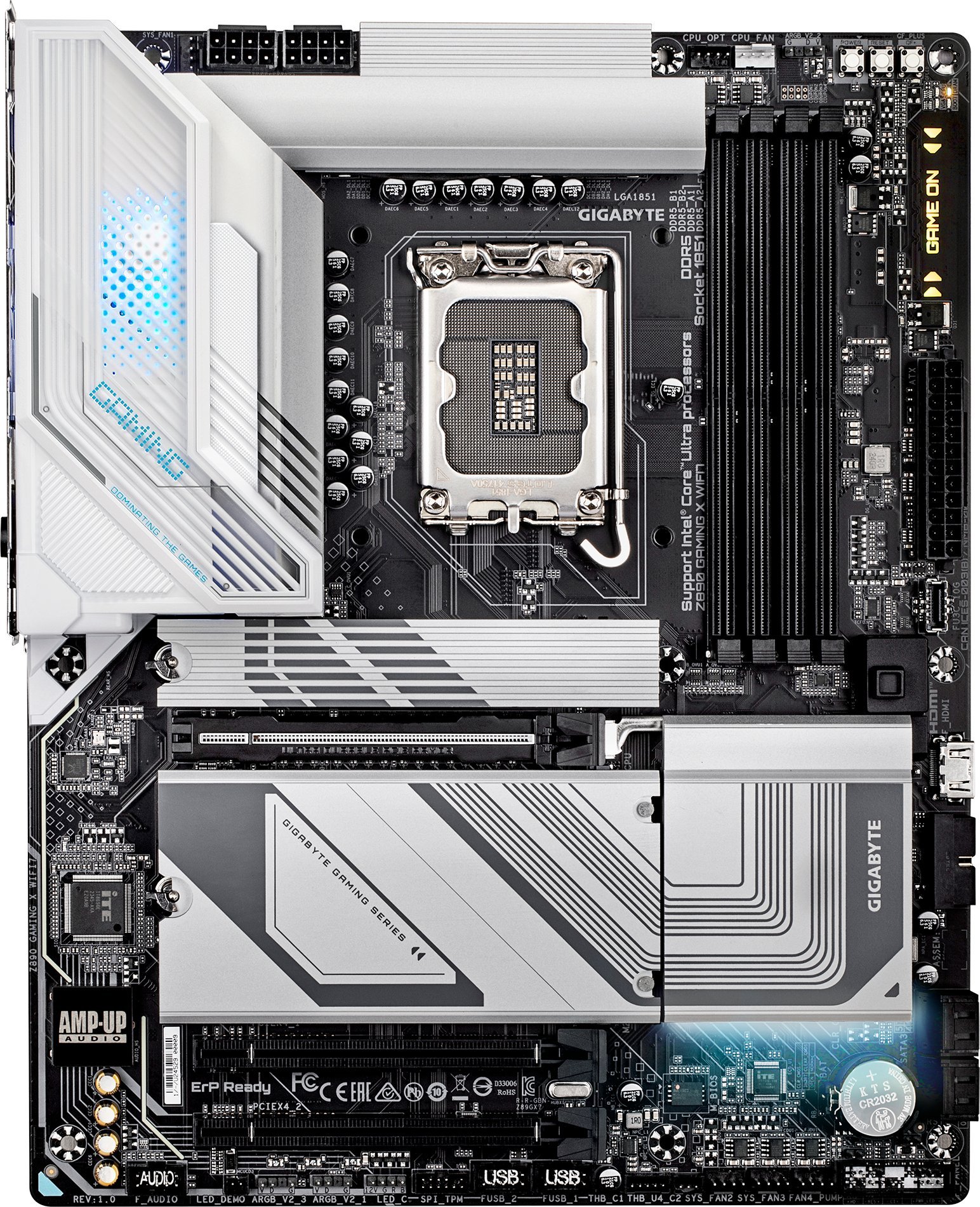 Pllakë amë Gigabyte Z890 Gaming X WIFI7, DDR5, WiFi 7, e zezë